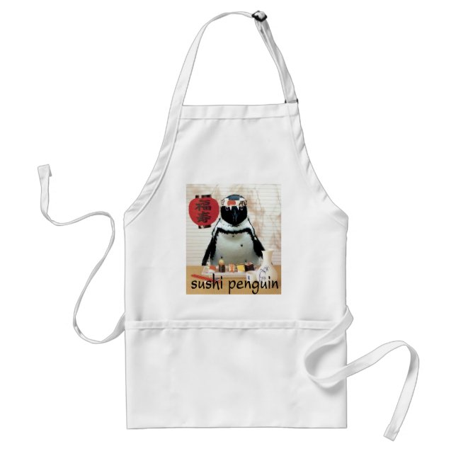 sushi penguin standard apron (Front)