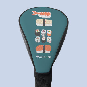 Sushi Personalised Golf Head Cover