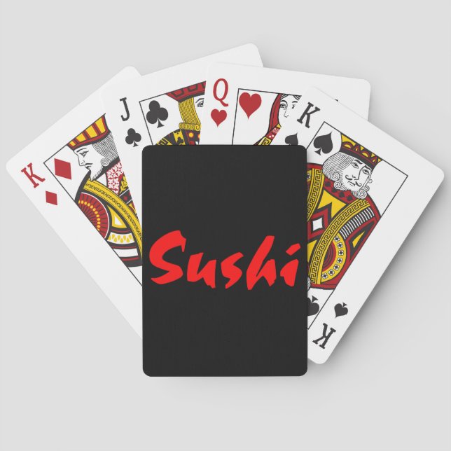 Sushi Playing Cards (Back)