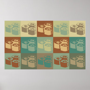 Sushi Pop Art Poster