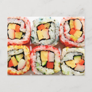 Sushi Postcard