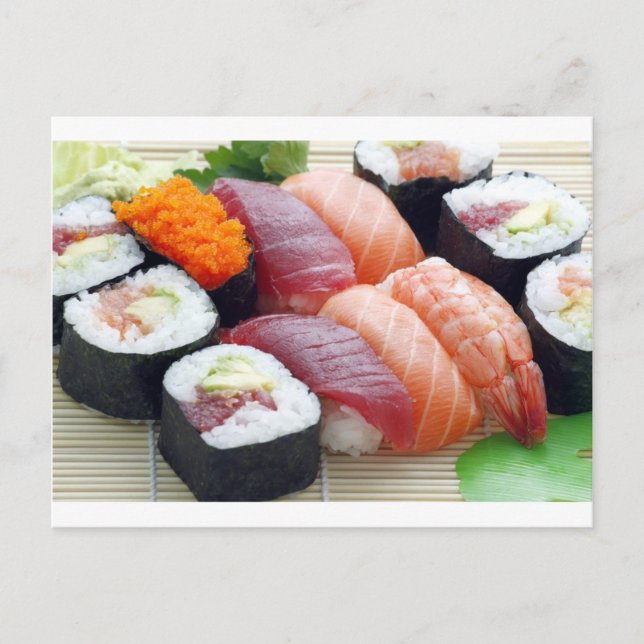 Sushi Postcard (Front)