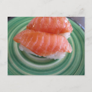 Sushi postcard