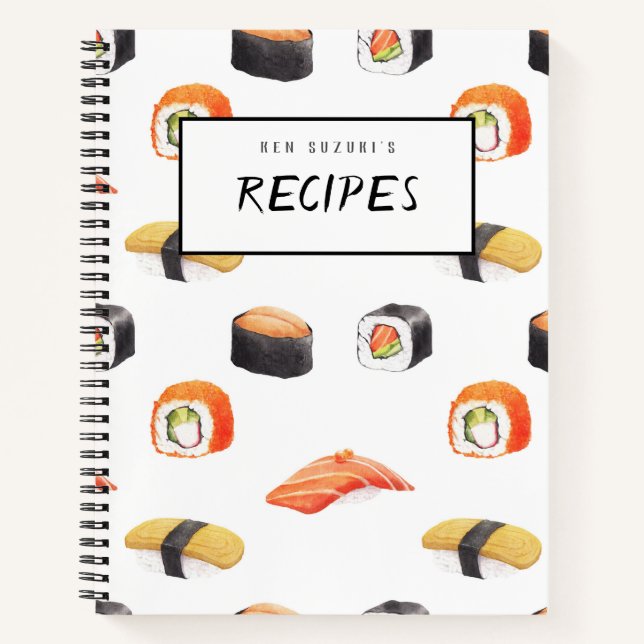 Sushi Recipe Book (Front)