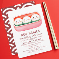 Sushi Rice Ball Kawaii Triplets Baby Shower