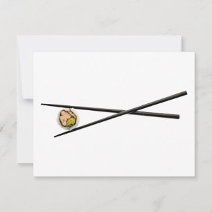 Sushi Roll & Chopsticks - Customised Template