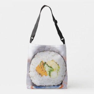 Sushi roll Fish and rice Crossbody Bag
