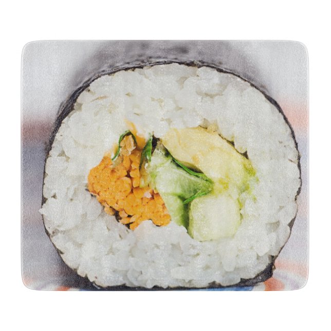 Sushi roll Fish and rice Cutting Board (Front)
