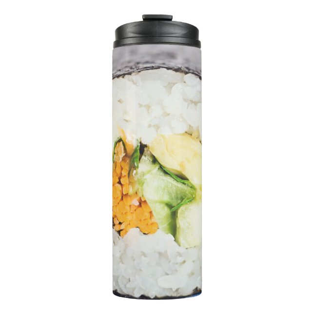 Sushi roll Fish and rice Thermal Tumbler (Front)