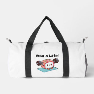 Sushi Roll Lifting Weights Duffle Bag