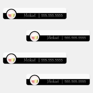 Sushi Roll  School Class Lunch Name Number Labels