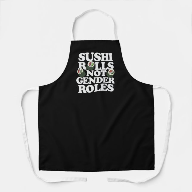 Sushi Rolls not gender roles  Apron (Front)