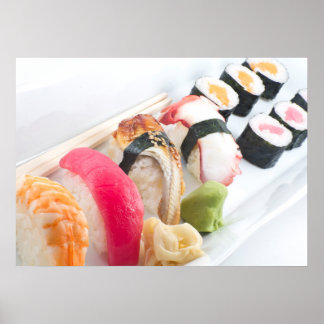 Sushi Sashimi Platter Poster