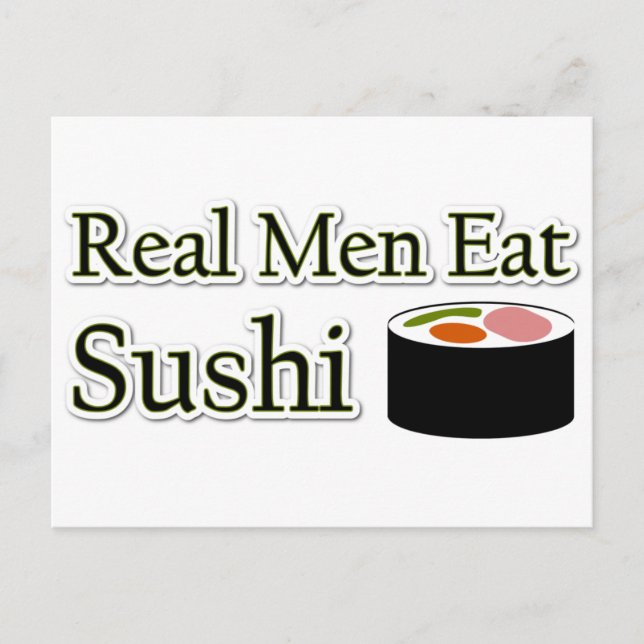 Sushi Saying Postcard (Front)