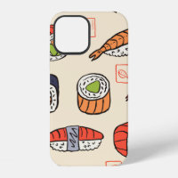 sushi seamless pattern