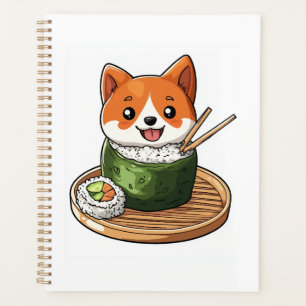 Sushi Shiba � Funny Food Dog Planner