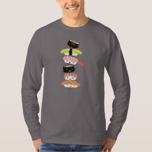 Sushi Stack - Fun Tower of Kawaii Sushi Friends T-Shirt