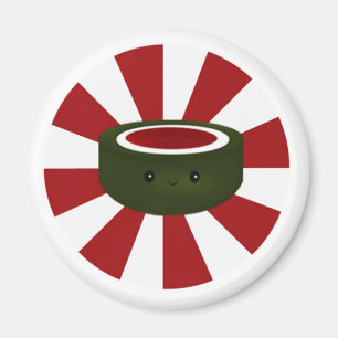 Sushi Star - White Magnet