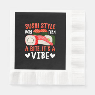 Sushi Style More Than a Bite Napkin