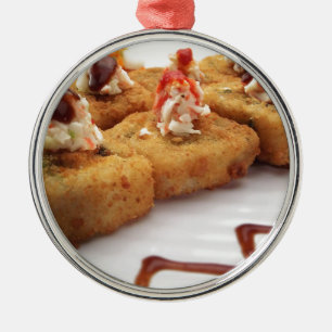 Sushi Sushi Roll Plate Japanese Food Asian Metal Tree Decoration