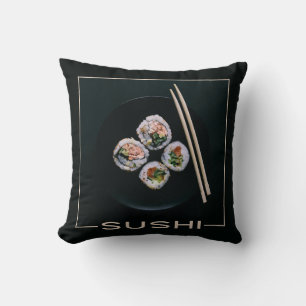 Sushi throw pillows