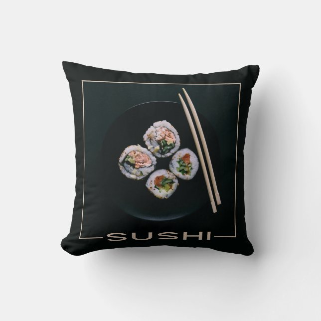 Sushi throw pillows (Front)