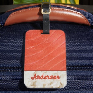 Sushi Time- Personalised Tuna Luggage Tag