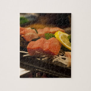 Sushi Time Tuna Tuna Party Fish Food Jigsaw Puzzle
