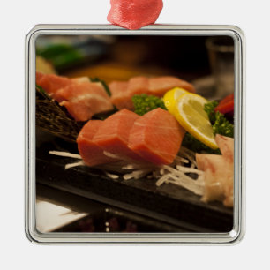 Sushi Time Tuna Tuna Party Fish Food Metal Tree Decoration