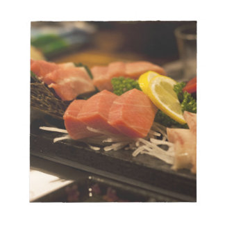 Sushi Time Tuna Tuna Party Fish Food Notepad