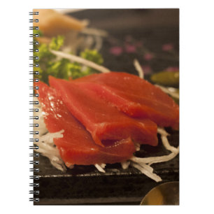 Sushi Tuna Tuna Party Time Fish Food Spiral Notebook