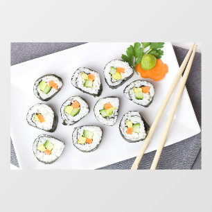 Sushi Vegetarian Vegetables Rice Asian Carrot