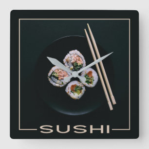 Sushi wall clock