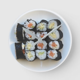 Sushi wall clock