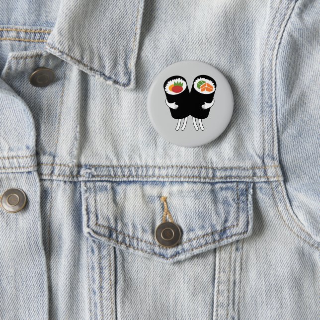 Sushi Waltz 6 Cm Round Badge (In Situ)