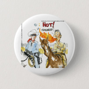 #Sushi Wasabi Of The Old West Funny Gifts Etc 6 Cm Round Badge