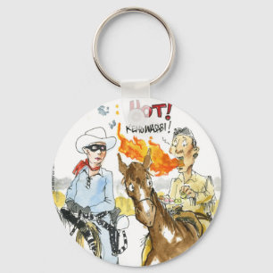 #Sushi Wasabi Of The Old West Funny Gifts Etc Key Ring