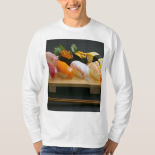 Sushi Zen – The warmth of wood and the dance of fl T-Shirt
