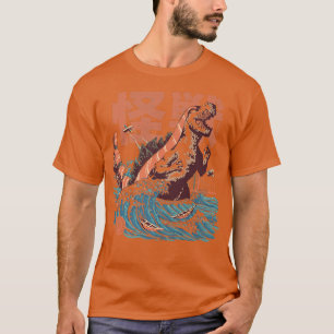 Sushizilla Sushi Monster Japanese Food Kaiju Funny T-Shirt