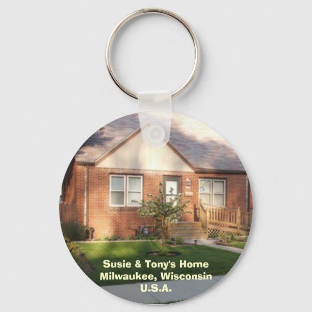 Susie & Tony's Home Key Ring (Front)