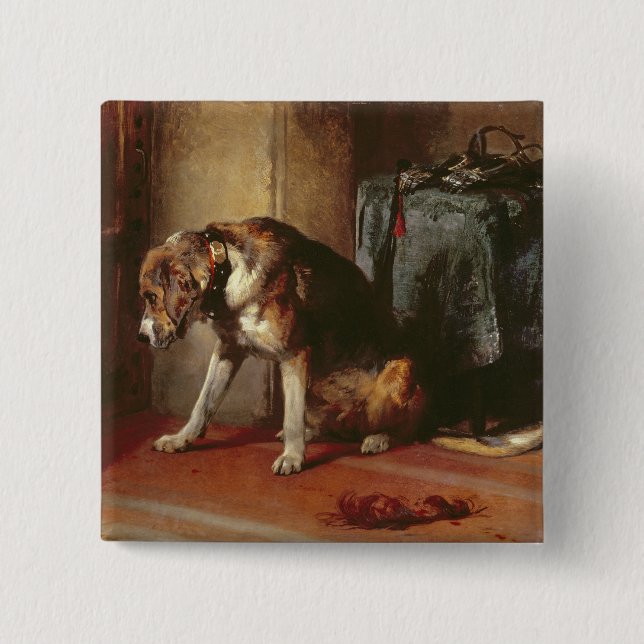 Suspense 15 Cm Square Badge (Front)