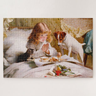 Suspense by Charles Burton Barber Jigsaw Puzzle