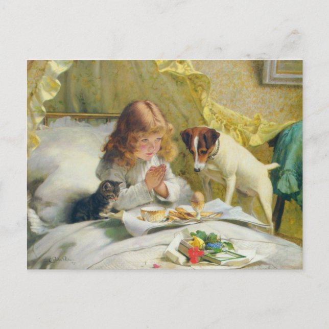 Suspense by Charles Burton Barber Postcard (Front)