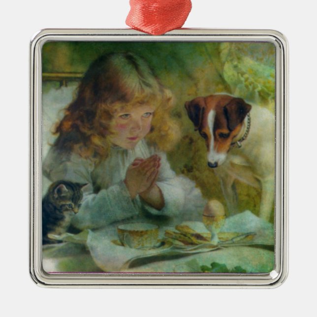 Suspense, Grunge Digital Art Metal Tree Decoration (Front)