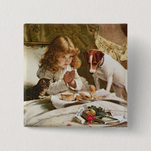 Suspense, poster 15 cm square badge