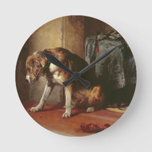 Suspense Round Clock