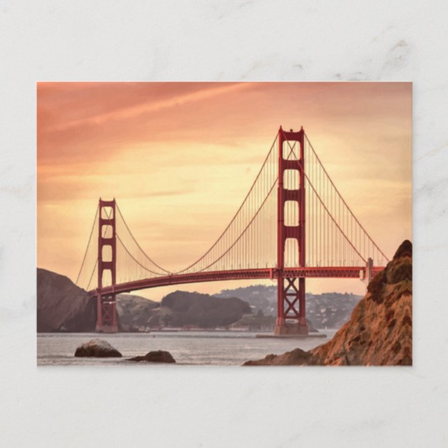 Suspension bridge postcard (Front)