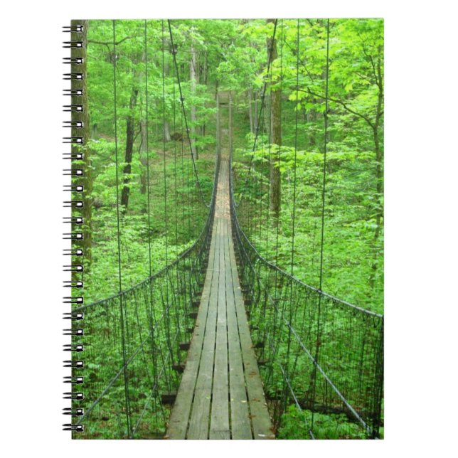 Suspension Bridge Spiral Notebook (Front)