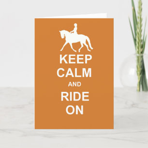 SUSPENSION KEEP CALM Greeting Card
