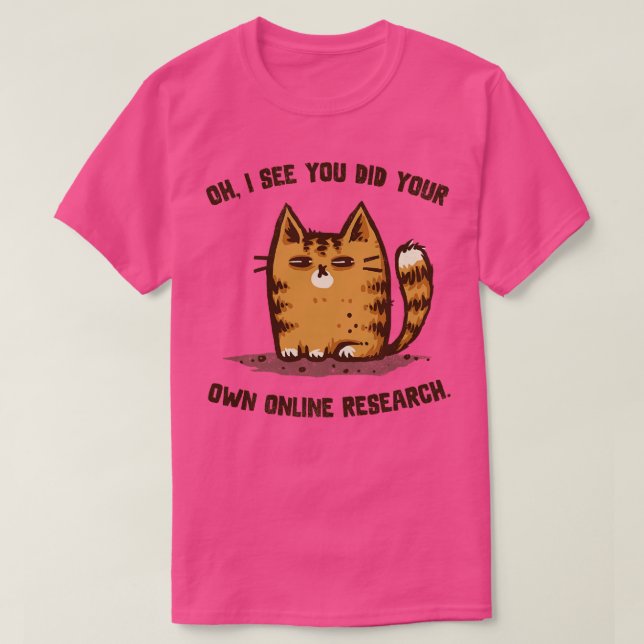 Suspicious Cat 2 T-Shirt (Design Front)